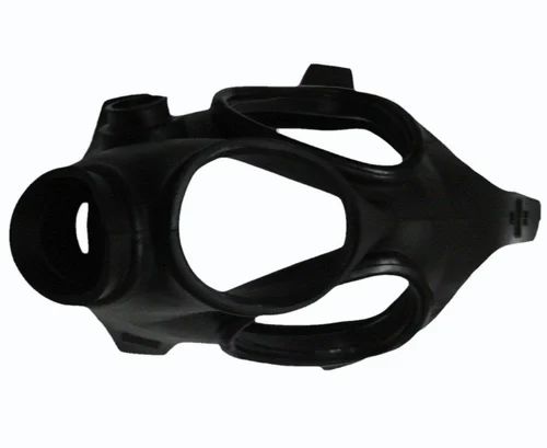 Rubber gas face mask